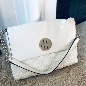 Kate Spade white flag bag